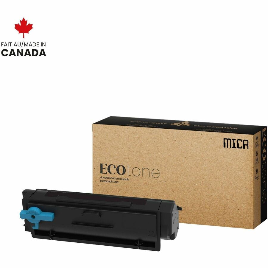 Ecotone Remanufactured MICR Laser Toner Cartridge - Alternative for Lexmark 55B1H00 - Black - 1 Each - MICR55B1H00