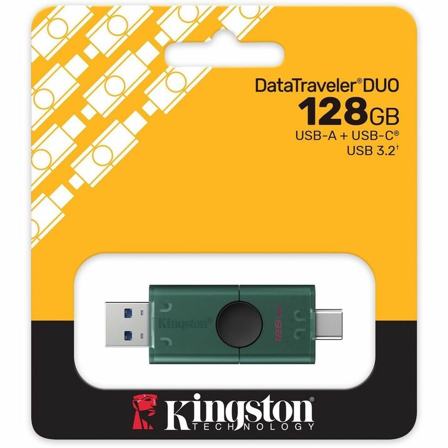 Kingston DataTraveler Duo 128GB USB Flash Drive - DTDEG2/128GB
