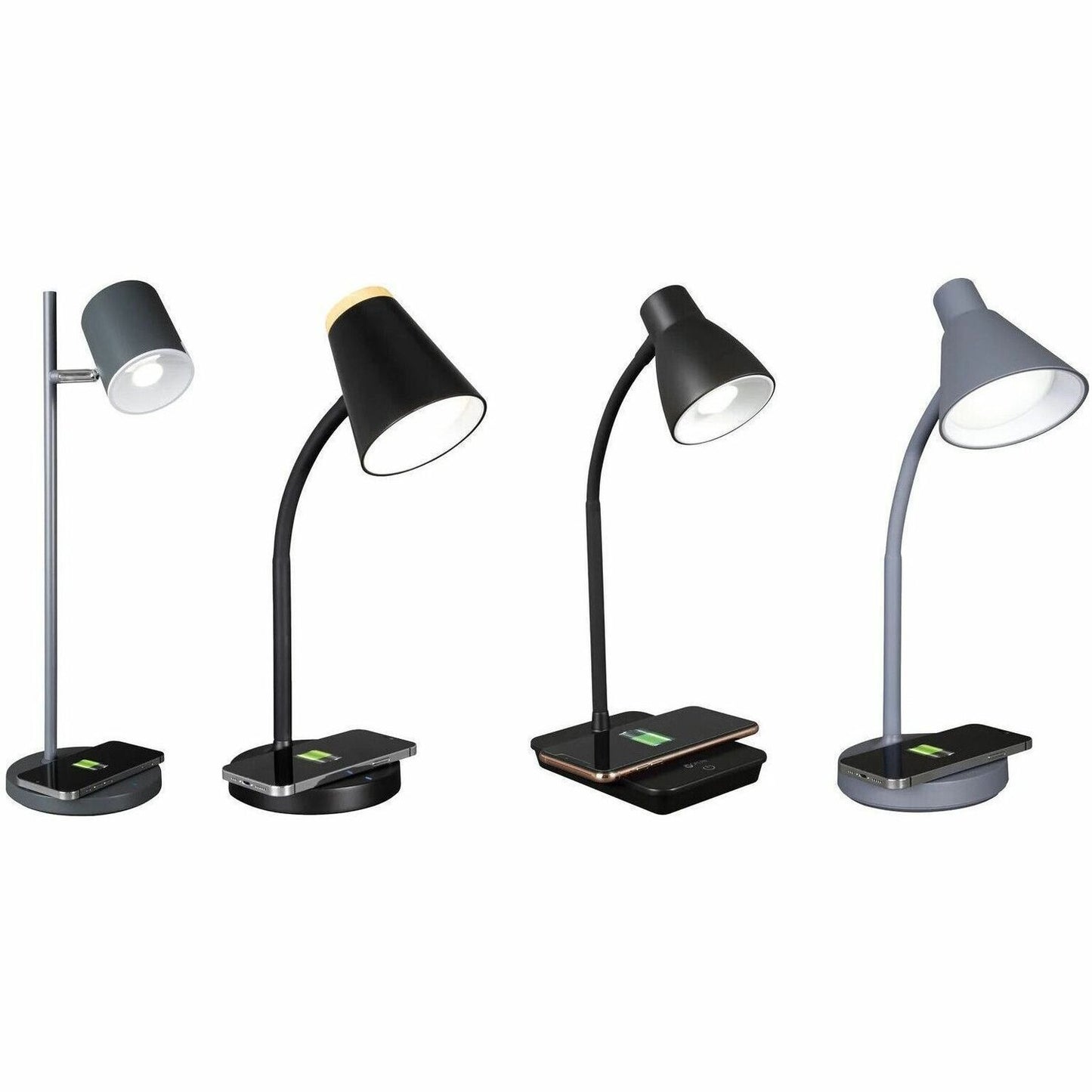 OttLite LED Desk Lamp with Wireless Charging Station