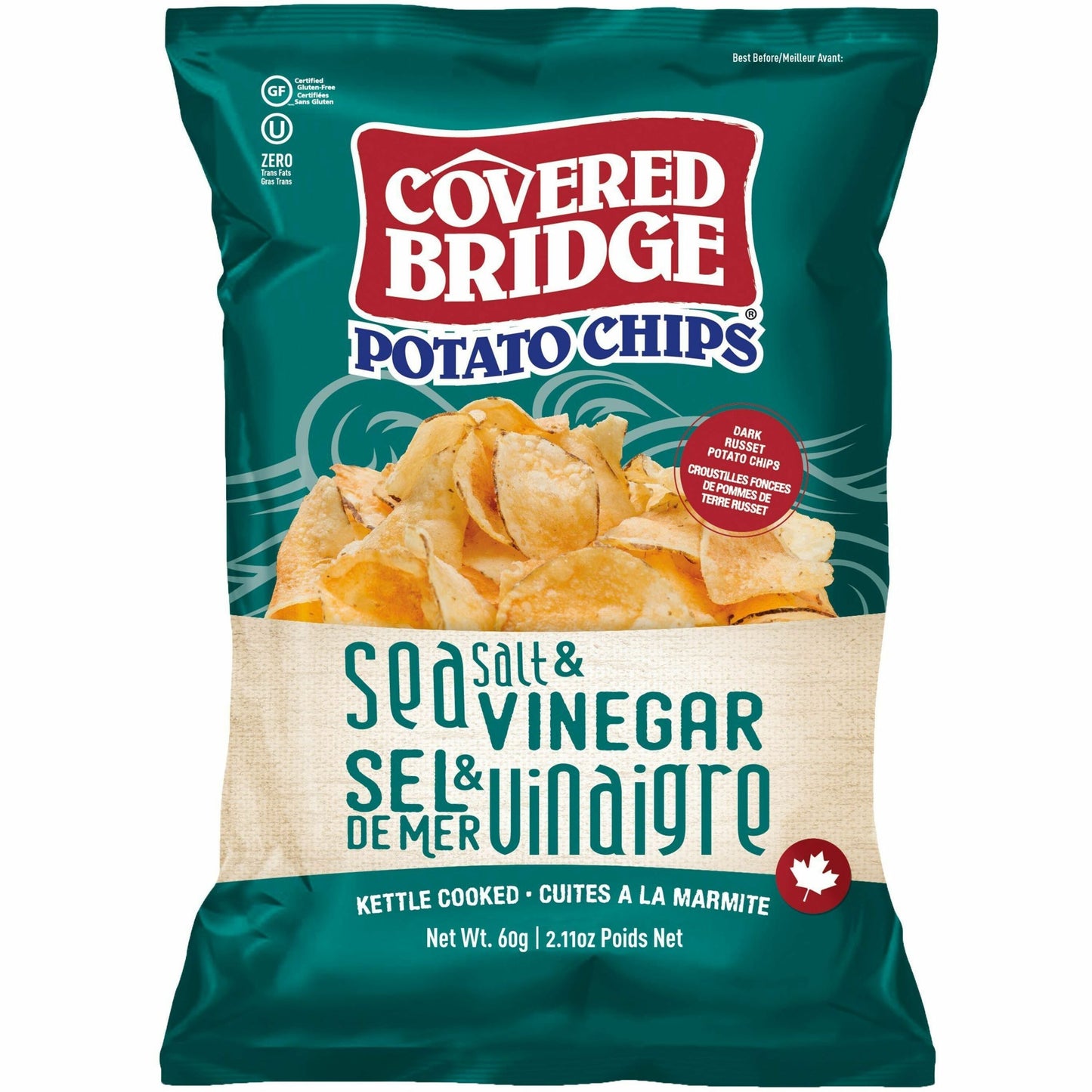 Covered Bridge Sea Salt & Vinegar Potato Chips
