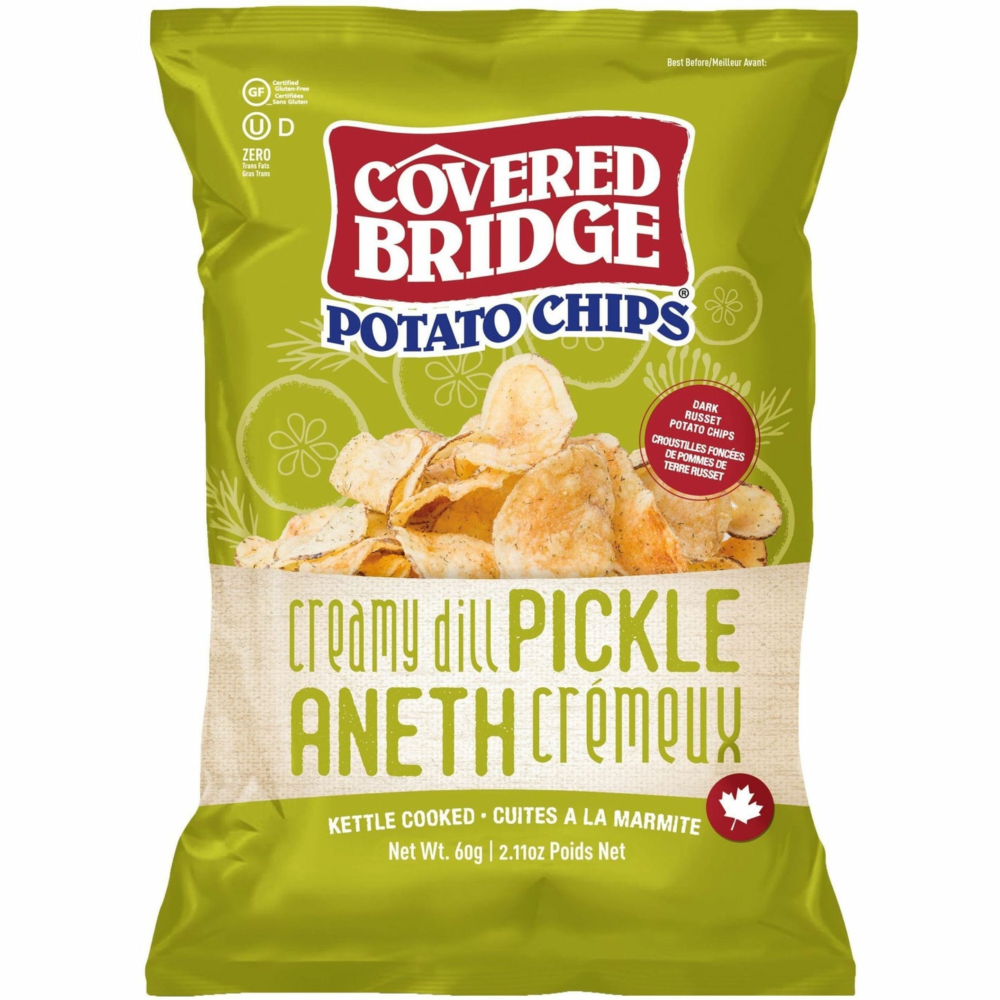 Covered Bridge Creamy Dill Pickle Potato Chips
