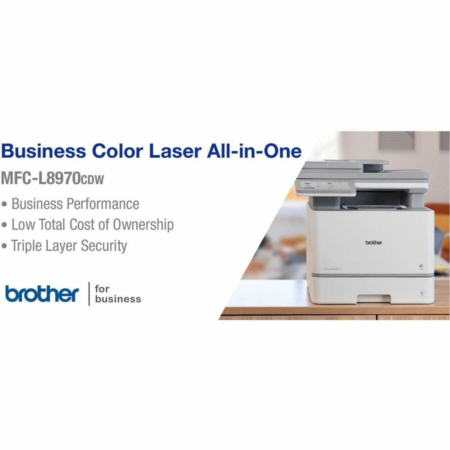 Brother MFC-L8970CDW Wired & Wireless Laser Multifunction Printer - Color - MFCL8970CDW