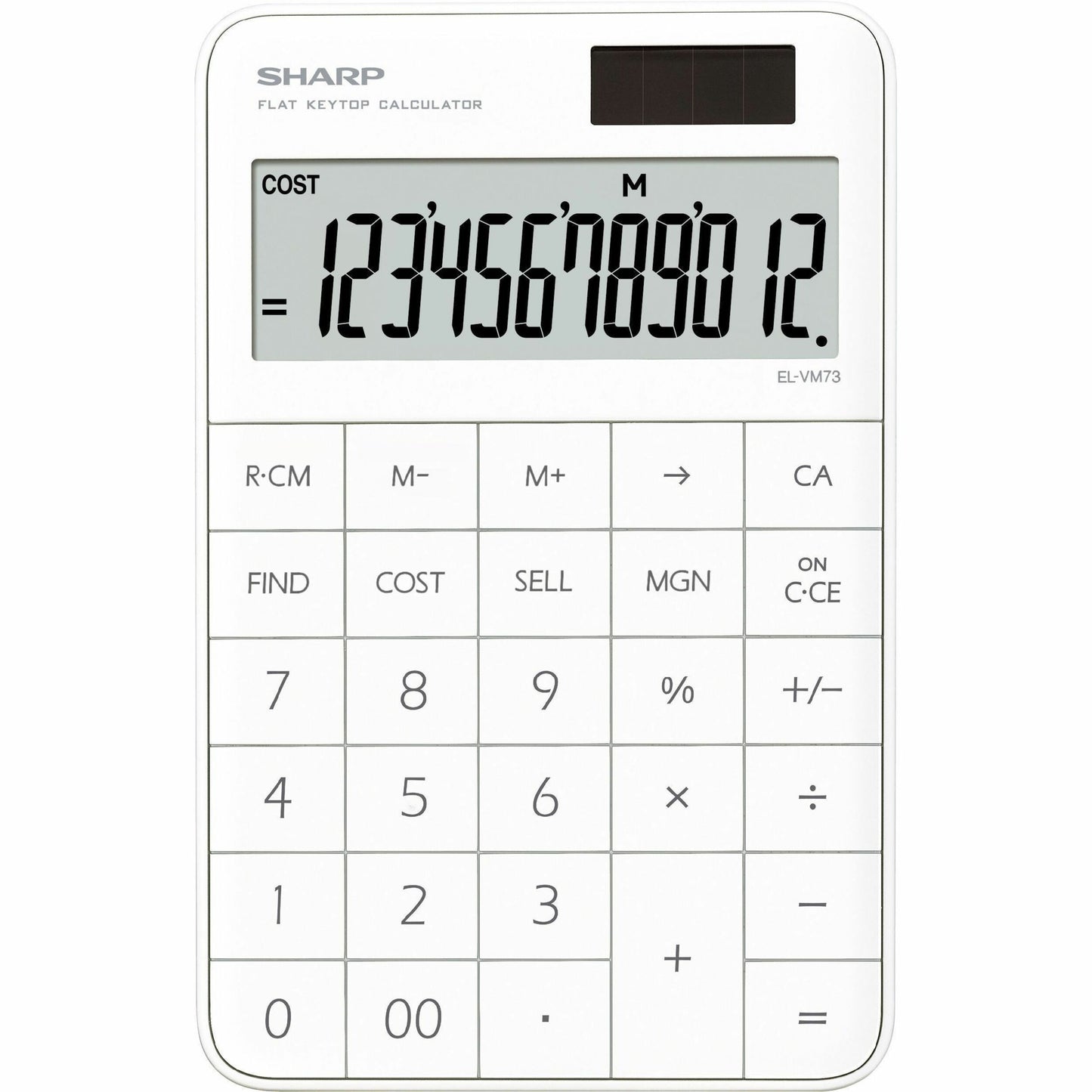 Sharp ELVM73WH Simple Calculator