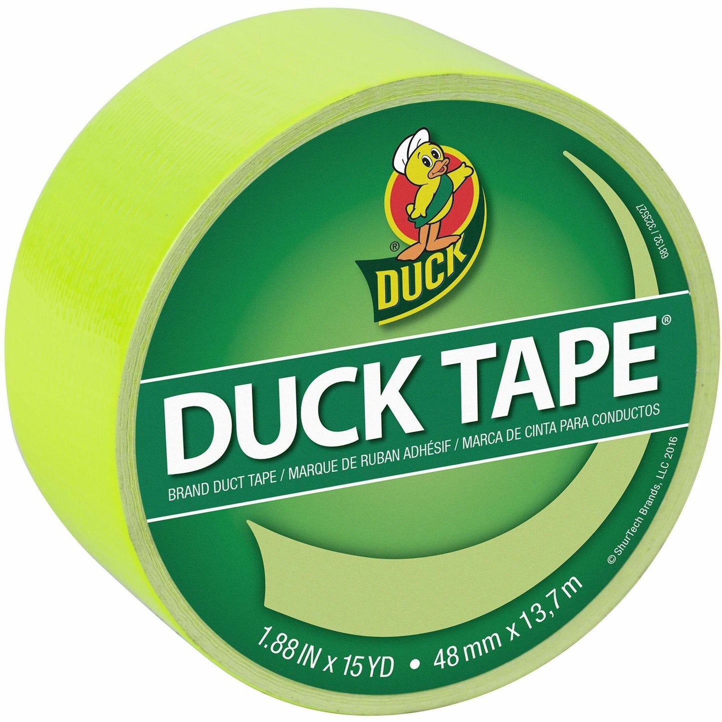 Duck Duct Tape - Fluorescent Citrus, 1.88 in. x 15 yd.