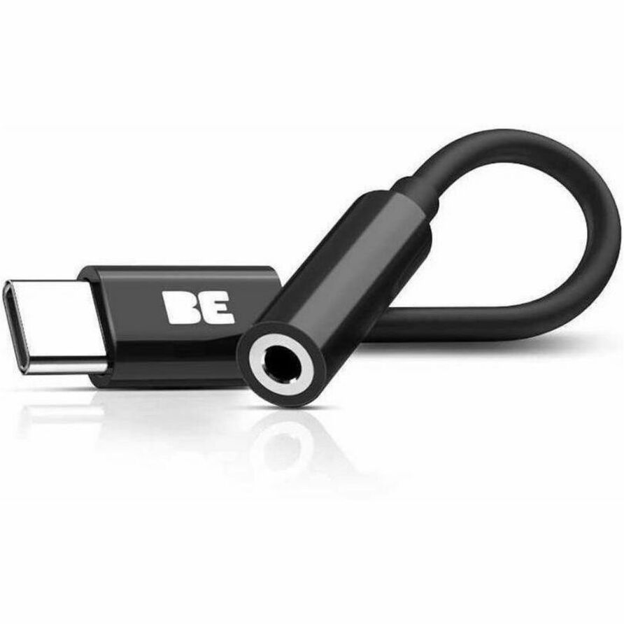 Blu Element USB-C to 3.5mm Headphone Jack Adapter Black - 117-0574