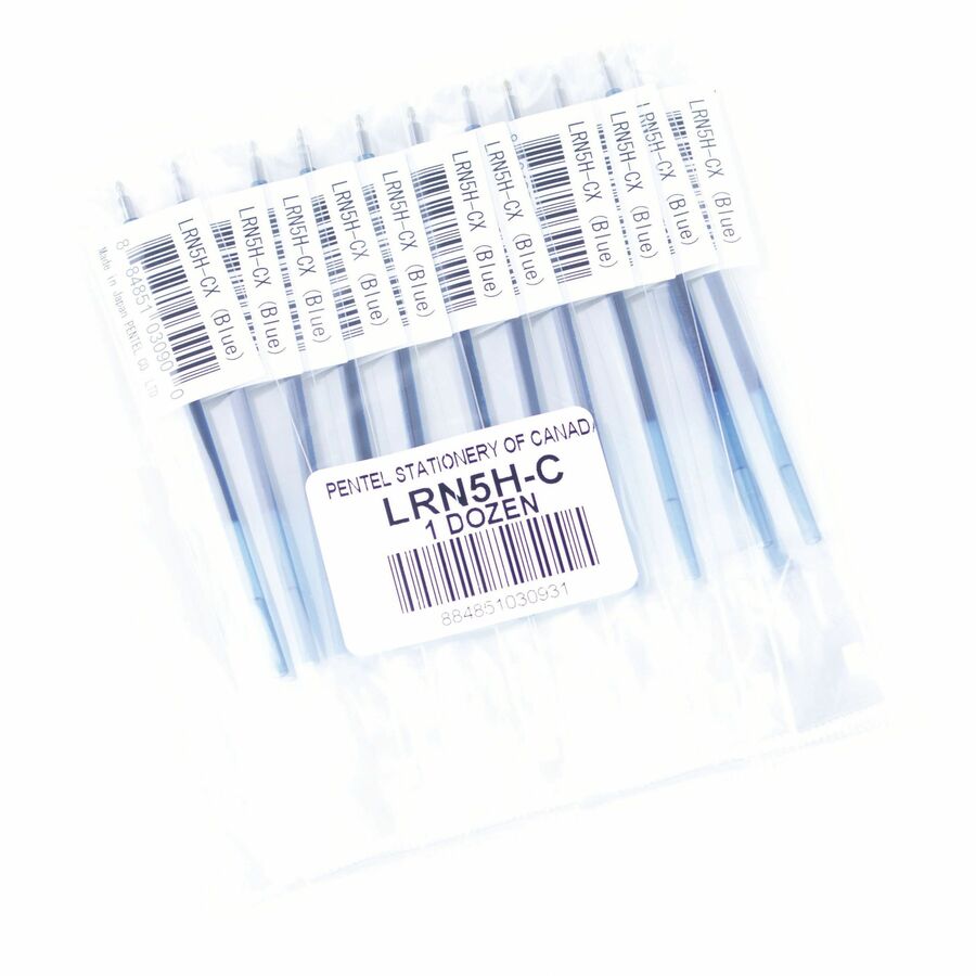 Pentel Gel Ink Refills for Pentel EnerGel 2S and 3 Pens, (BLW355A, BLC35A, BLC35W) - LRN5HC