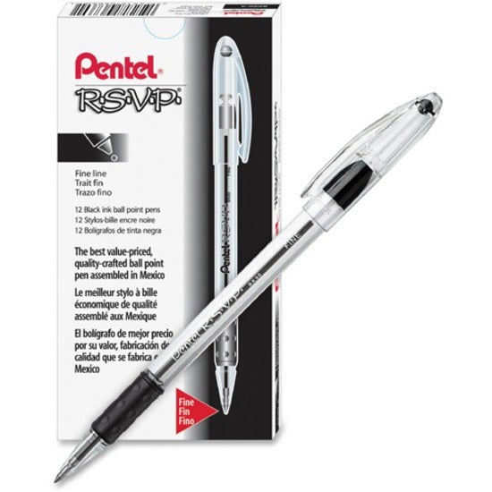 Pentel R.S.V.P. Ballpoint Stick Pens - PENBK90A