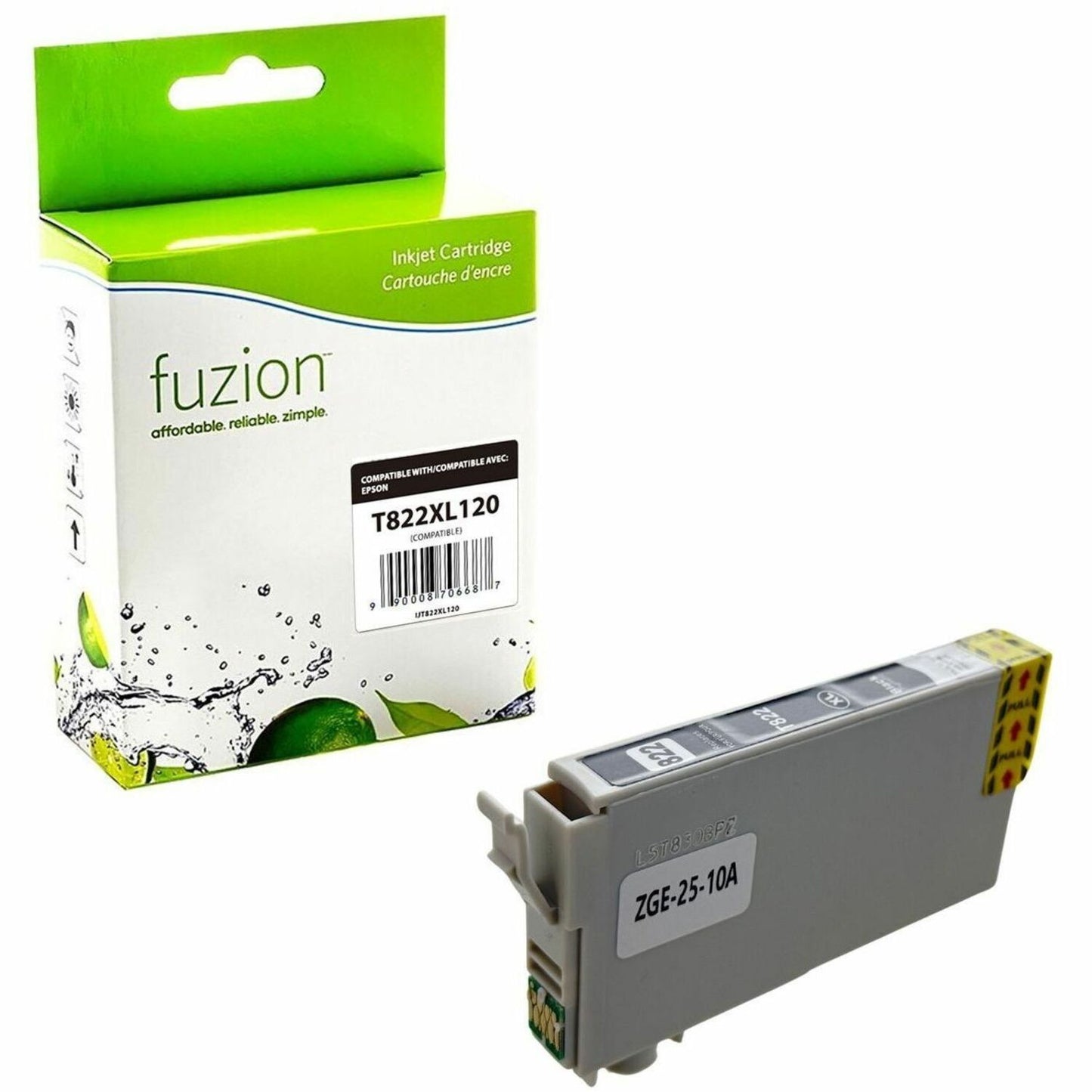 fuzion Epson T822XL120 Compatible Inkjet - Black