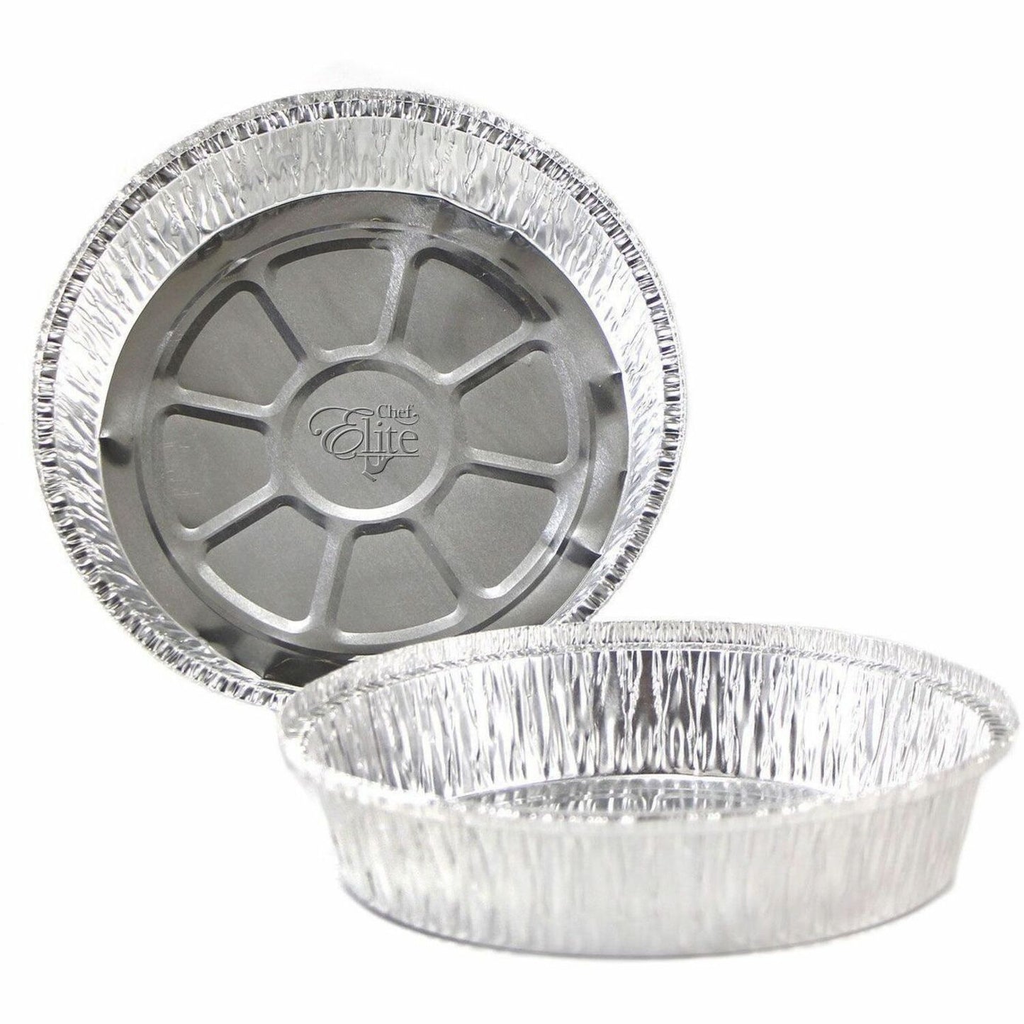 Chef Elite Round Aluminum Containers - 8" dia. - 30 Gauge