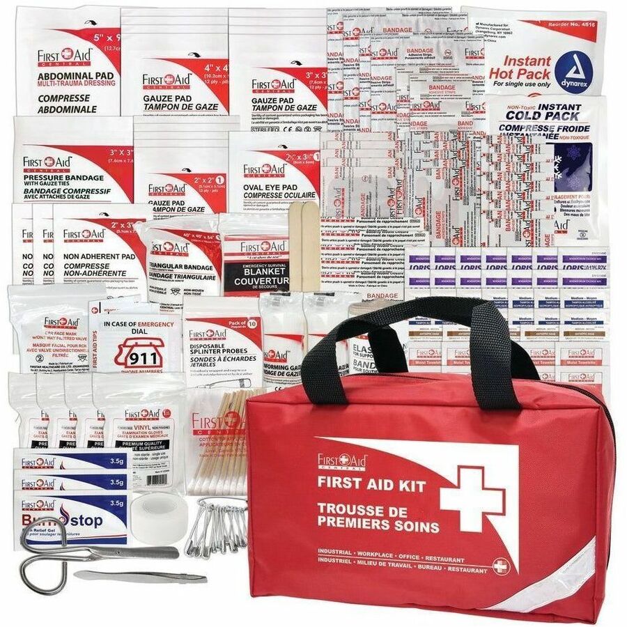 First Aid Central Multipurpose First Aid Kit, 150PCS, Nylon