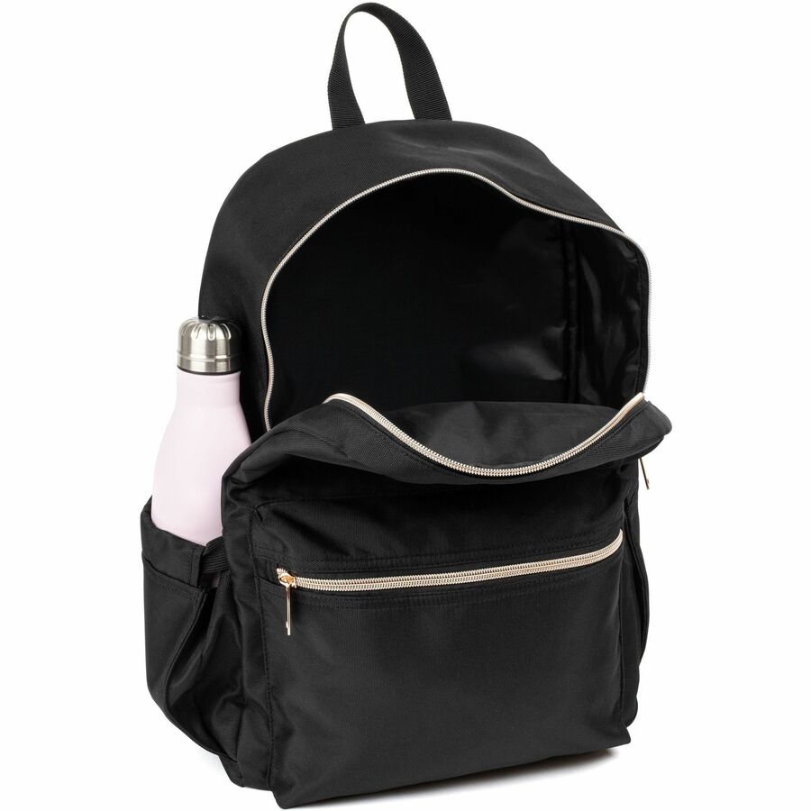 Louis Garneau Carrying Case (Backpack) Notebook - Black, Rose Gold - 26GOLD171