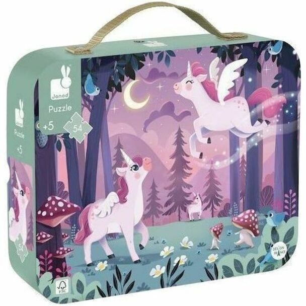 Janod Magical Unicorn Puzzle - 54 Pieces - J02456