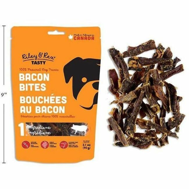 Riley & Rex Tasty Bacon Bites Dog Treats