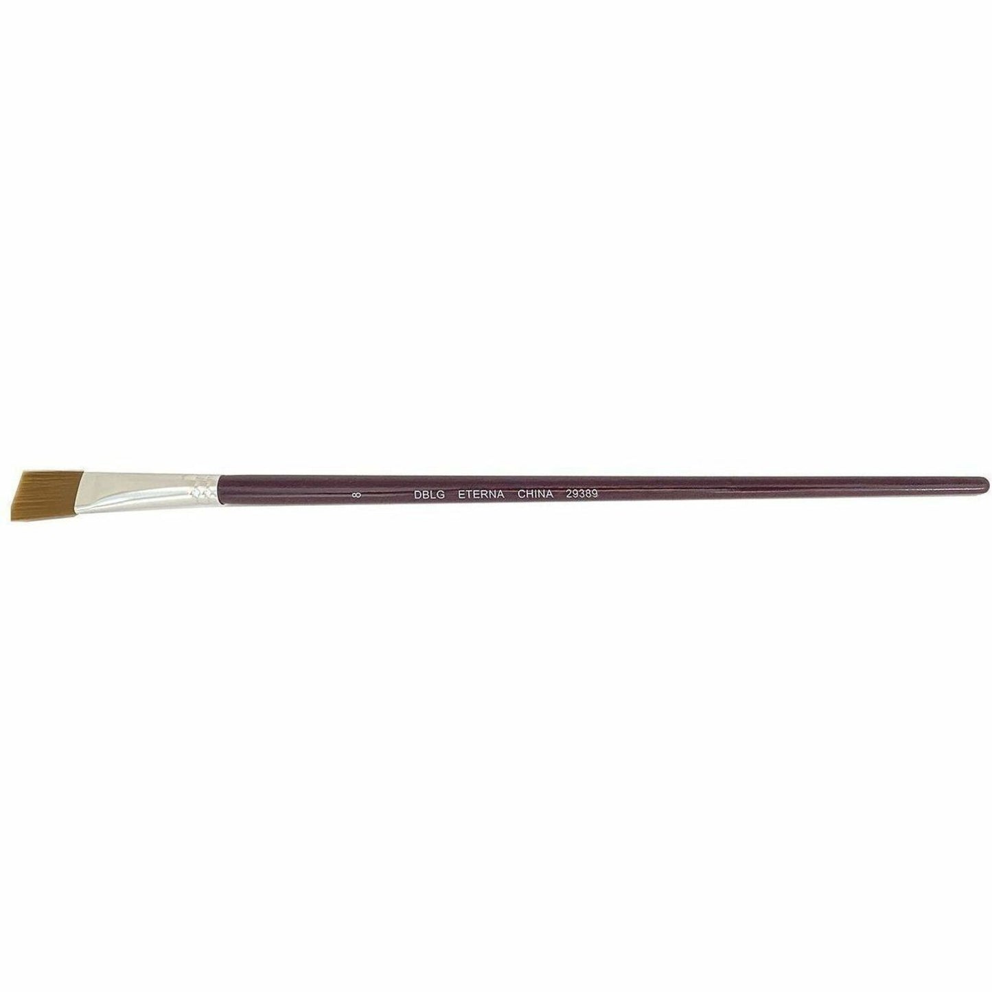 DBLG Import Inc Flat 1/2" Golden Nylon Hair Brush