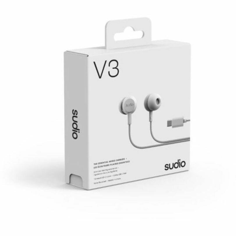 Sudio V3 Wired Earbuds - V3WHT