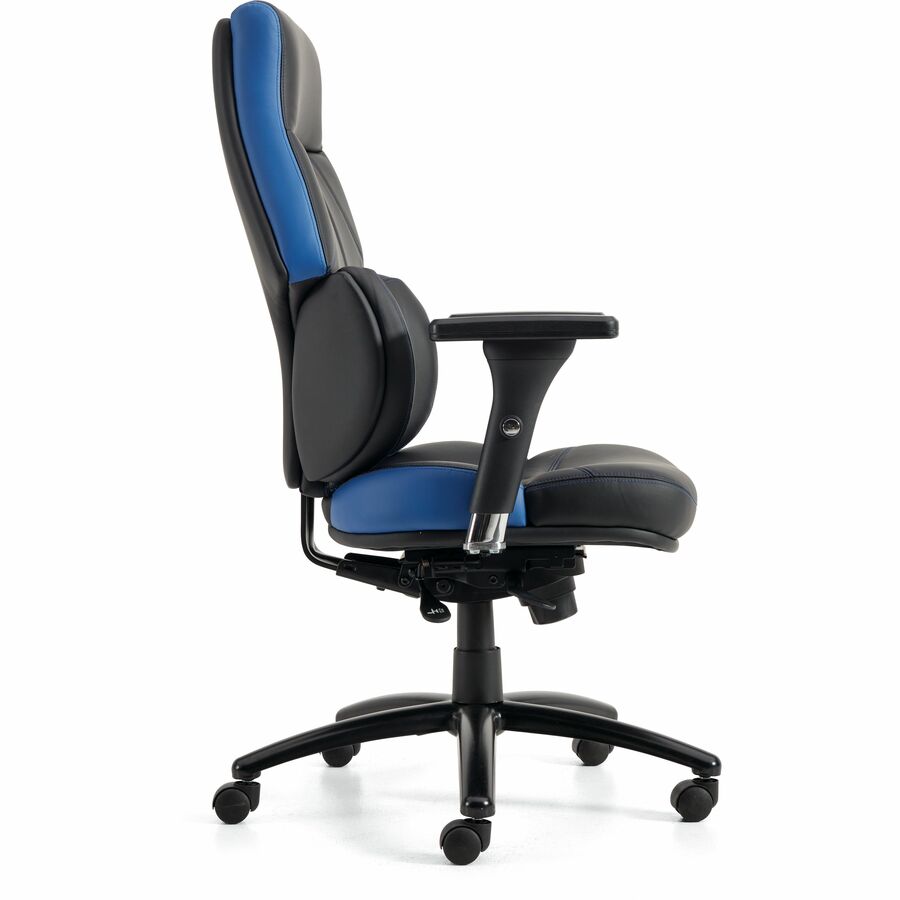 Kazan FX High Back Synchro-Tilter, LuxPlus Black/Blue - OTG2136