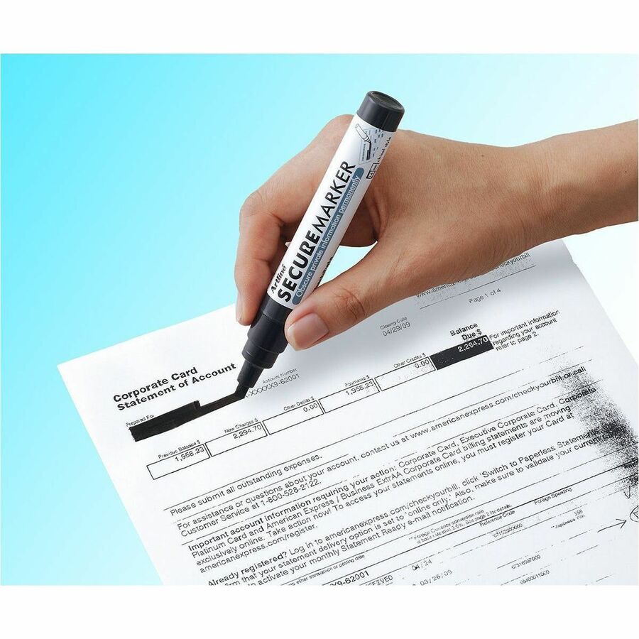 Artline® Secure Redaction Marker | 4.0mm Chisel Tip - EKSC-4