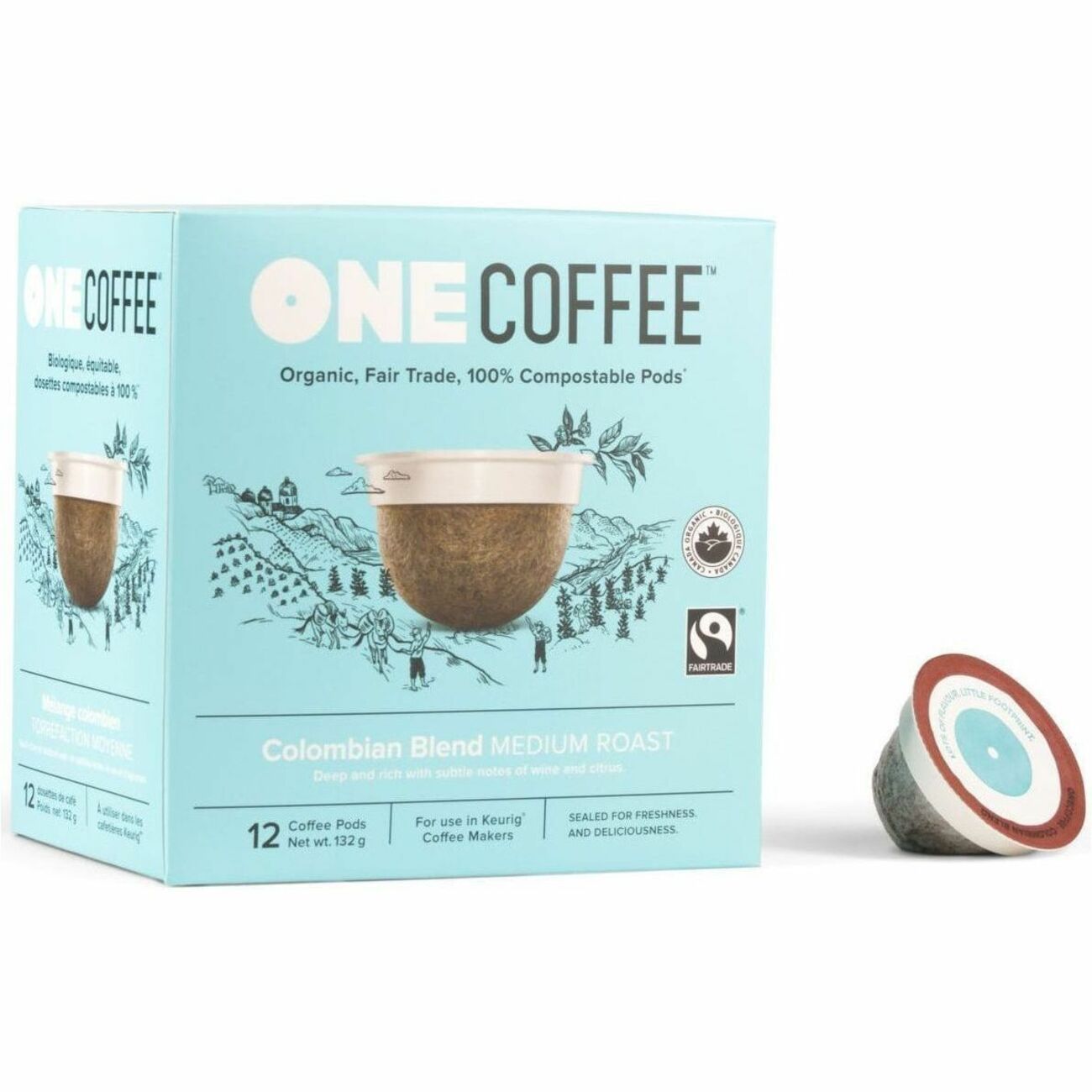 OneCoffee K-Cup Colombian Blend