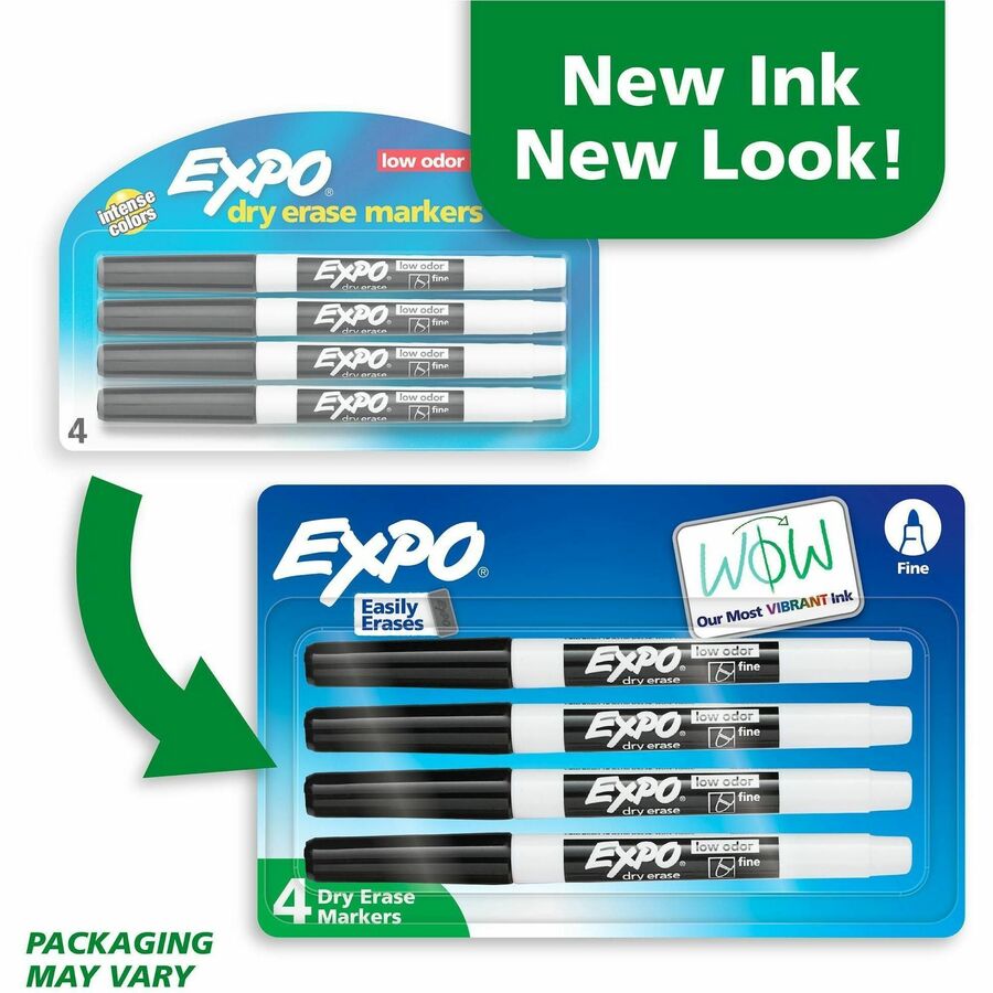 Expo Low Odor Dry Erase Markers, Fine Tip - 86661A