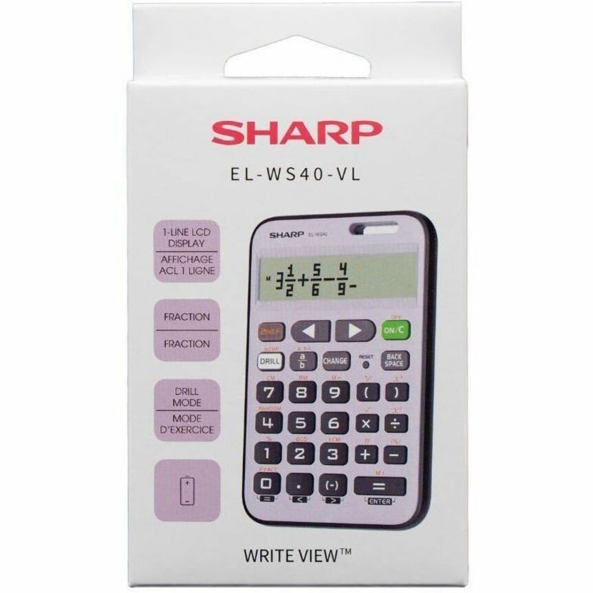 Sharp ELWS40VL Scientific Calculator - ELWS40VL