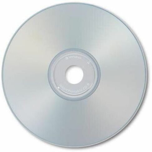 Verbatim CD-R 700MB 52X Silver Inkjet Printable - 50pk Spindle - 95005