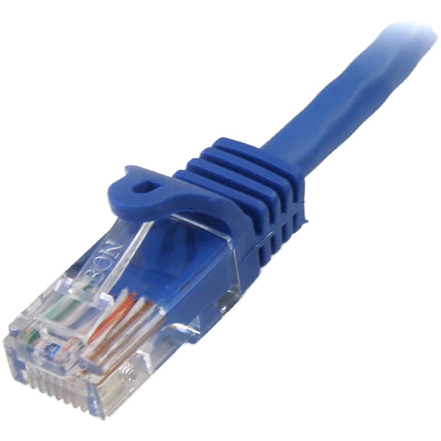 StarTech.com 3 ft Blue Snagless Cat5e UTP Patch Cable - RJ45PATCH3