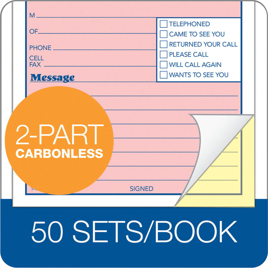 Adams Spiral-bound Phone Message Booklet - SC9711D