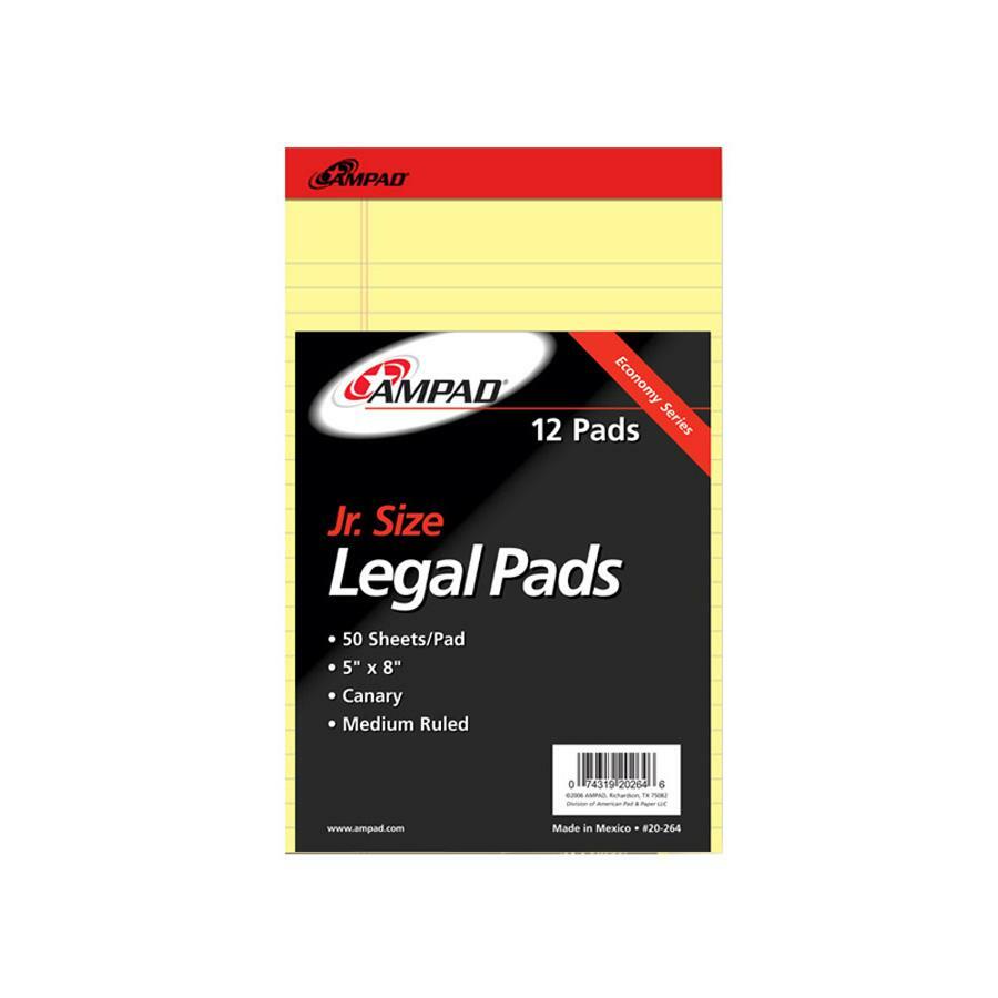 TOPS Perforated Legal Pad - Jr.Legal