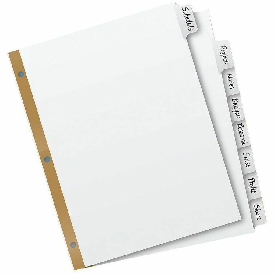 Avery Big Tab™ Write & Erase Dividers 8 tabs - 23078