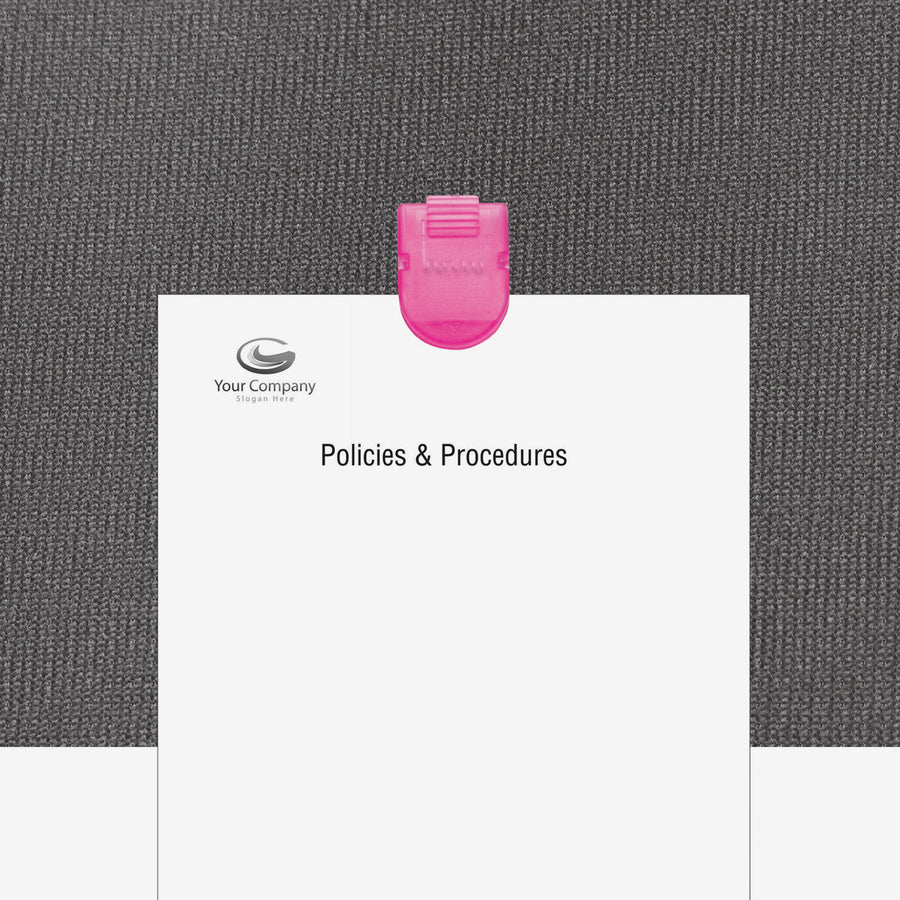 Advantus Brightly Colored Panel Wall Clips - 75307