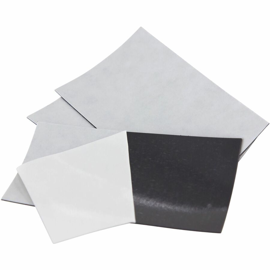 Zeus Adhesive Backed Business Card Magnets 3 1/2" x 2" 25 Pack White - 66200