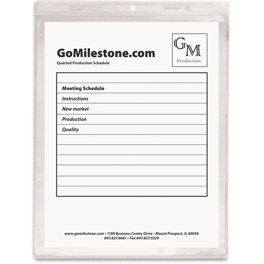 C-Line Letter Vinyl File Pocket - 80911