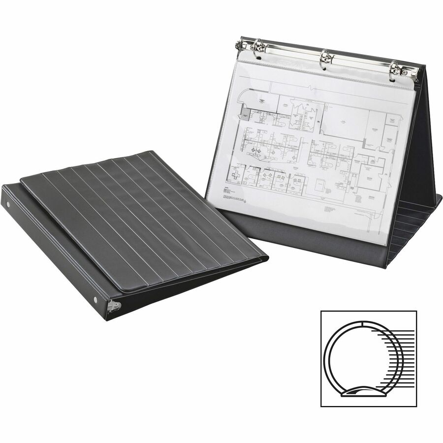 Cardinal® Presentation Easel Round Ring Binders - 09260