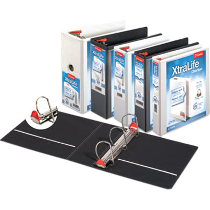 Cardinal XtraLife ClearVue Non-Stick Locking Slant-D Ring Binder - 26300