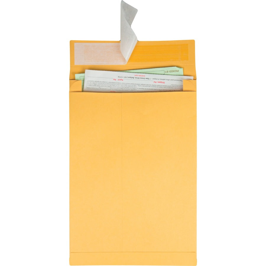 Quality Park 10 x 13 x 2 Expansion Envelopes with Self-Seal Closure - 93336