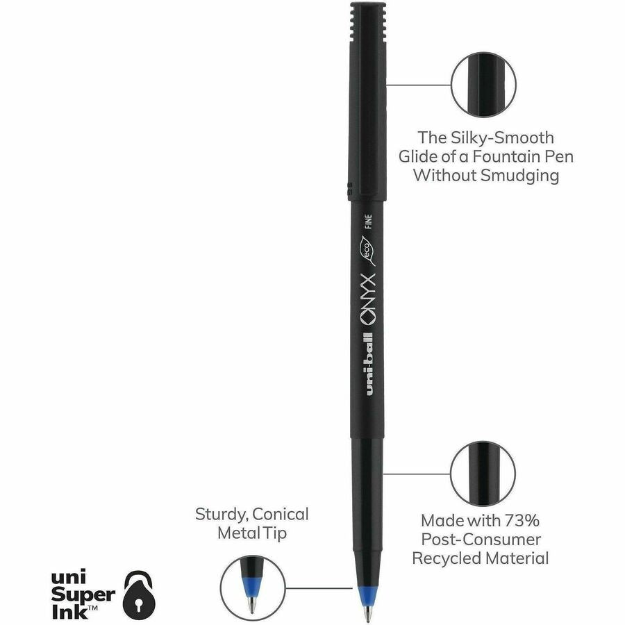 uniball Onyx Rollerball Pens - 60145