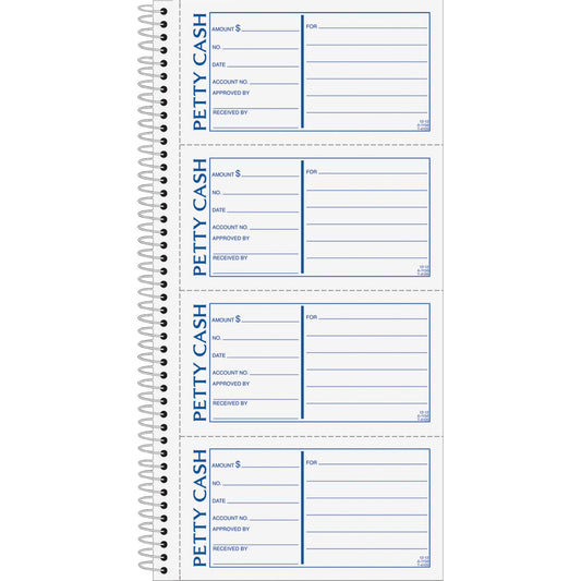TOPS Duplicate Petty Cash Book