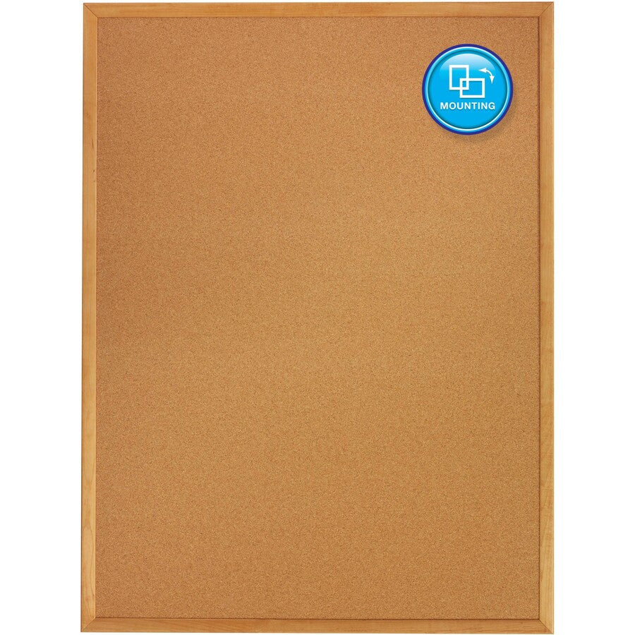 CORK BRD SOLID OAK FRM*24Hx36W