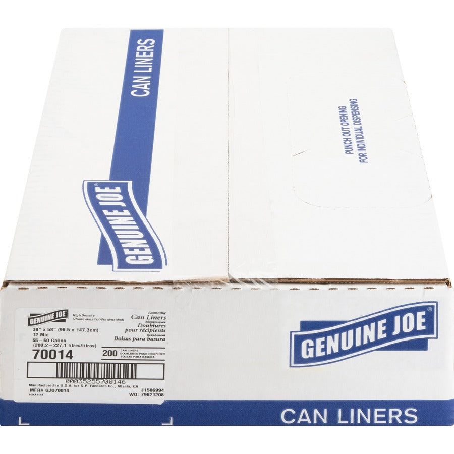 Genuine Joe Economy High-Density Can Liners - 70014