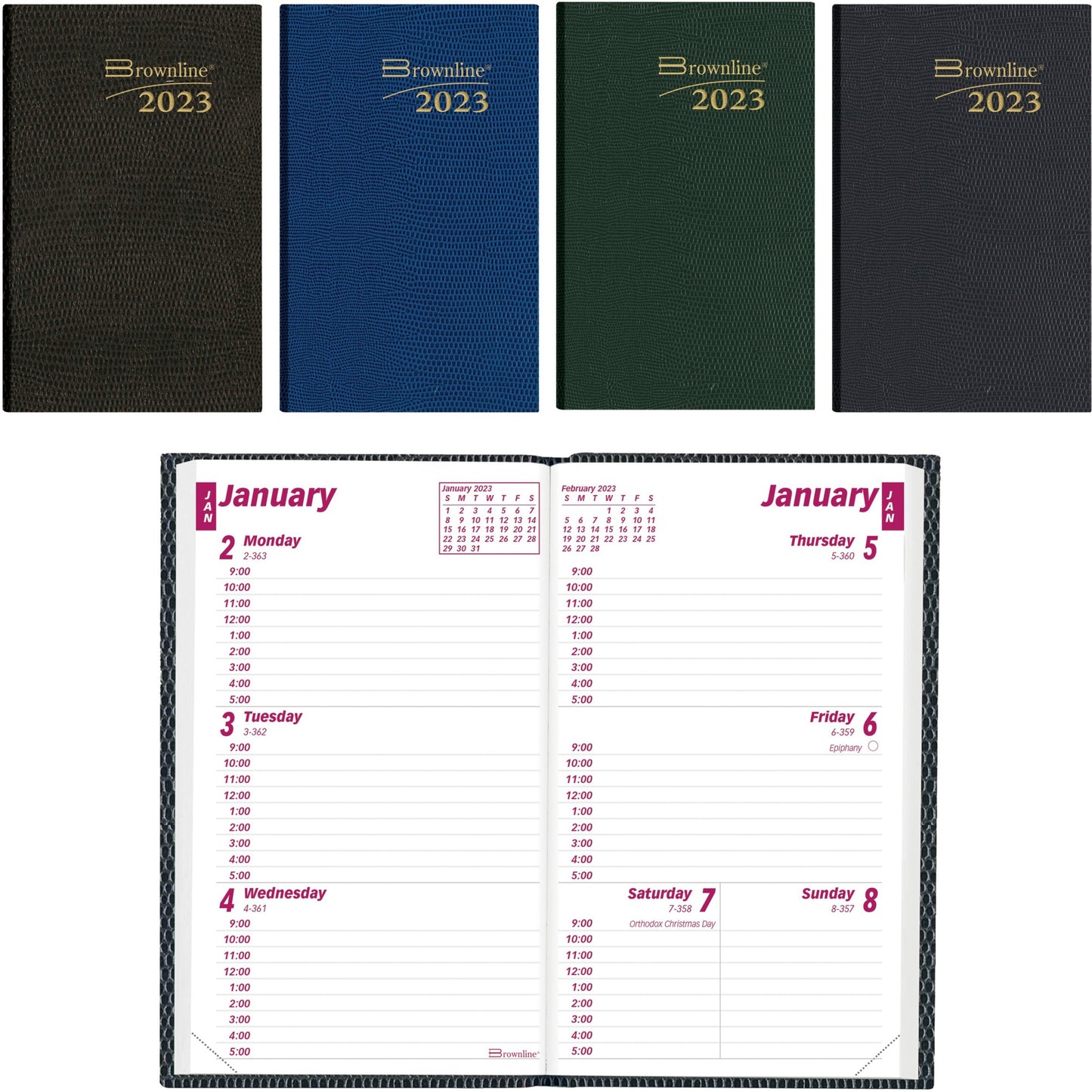 Brownline Weekly Pocket Appointment Book