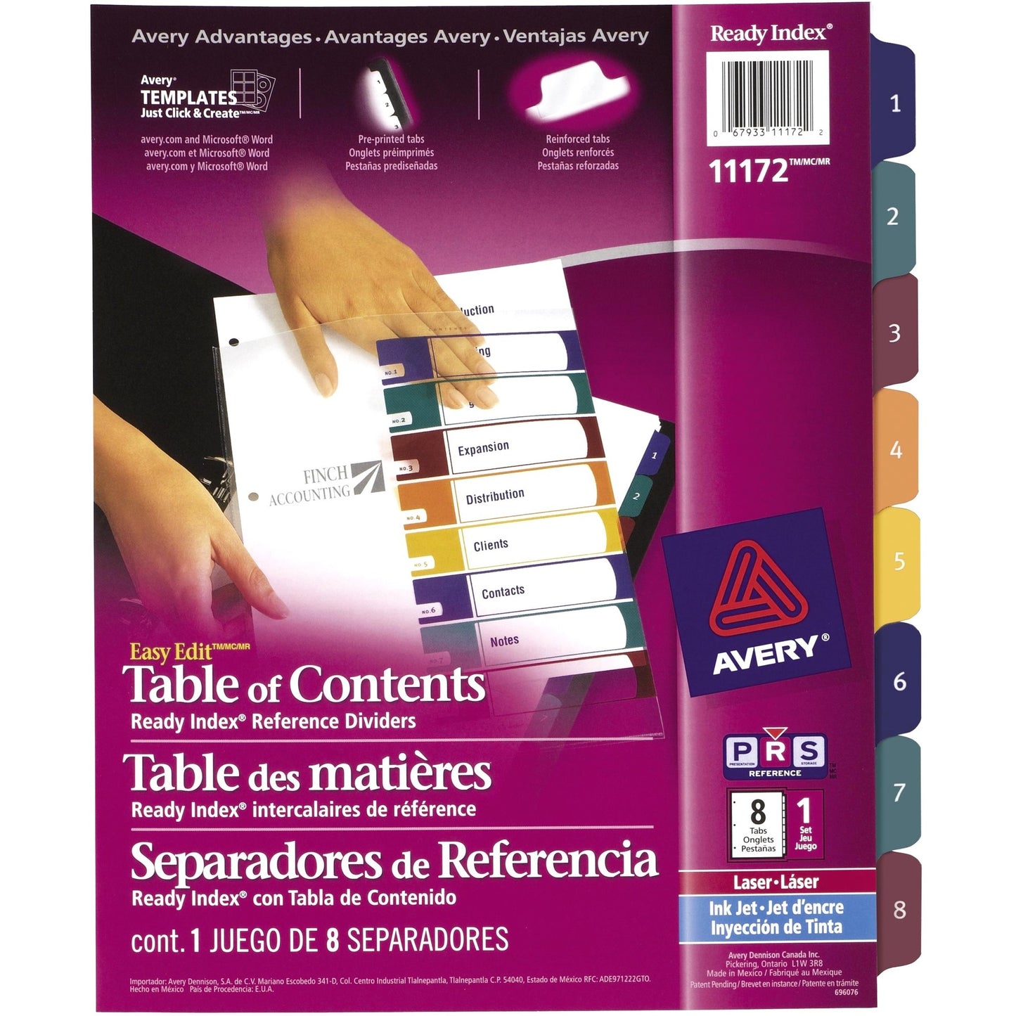 Avery® Easy Edit Index Divider