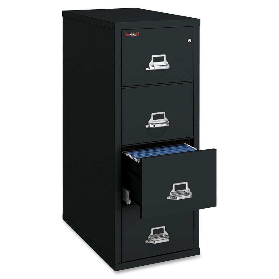 FireKing Insulated Four-Drawer Vertical File - 42125CBL