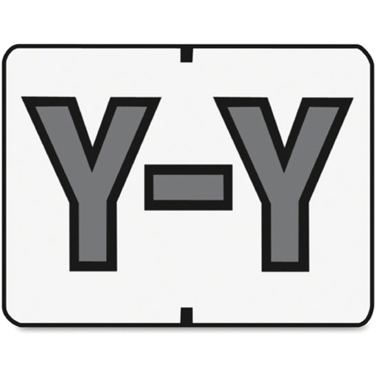 FILE LABEL* Y - WHT/GRY*240/PK