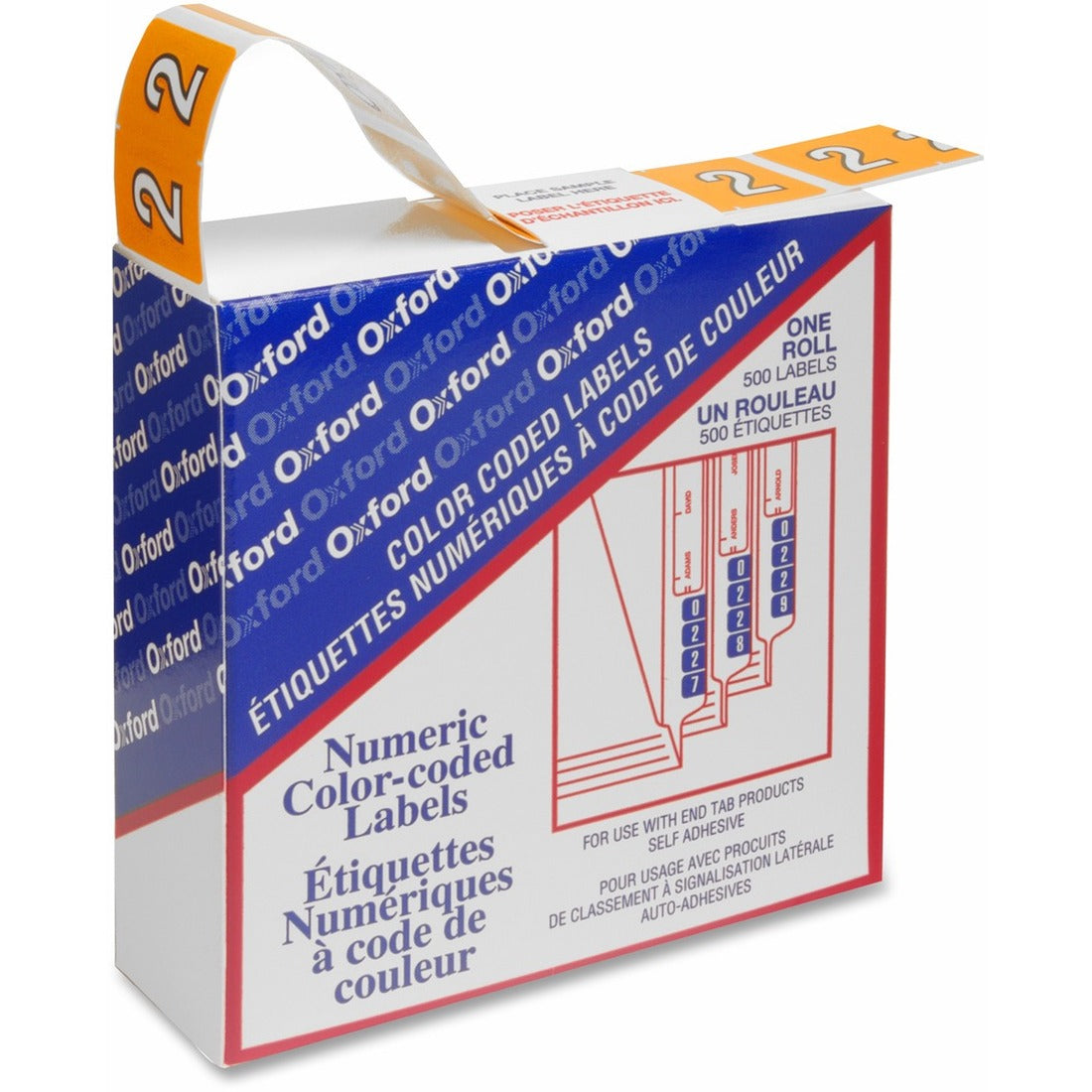 Pendaflex Numeric End Tab Filing Labels
