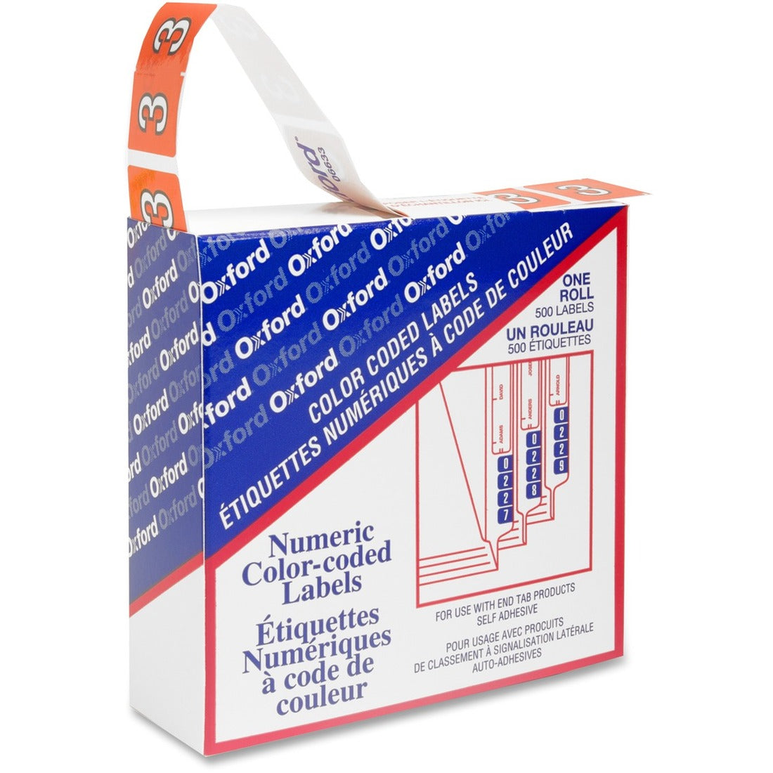 Pendaflex Numeric End Tab Filing Labels
