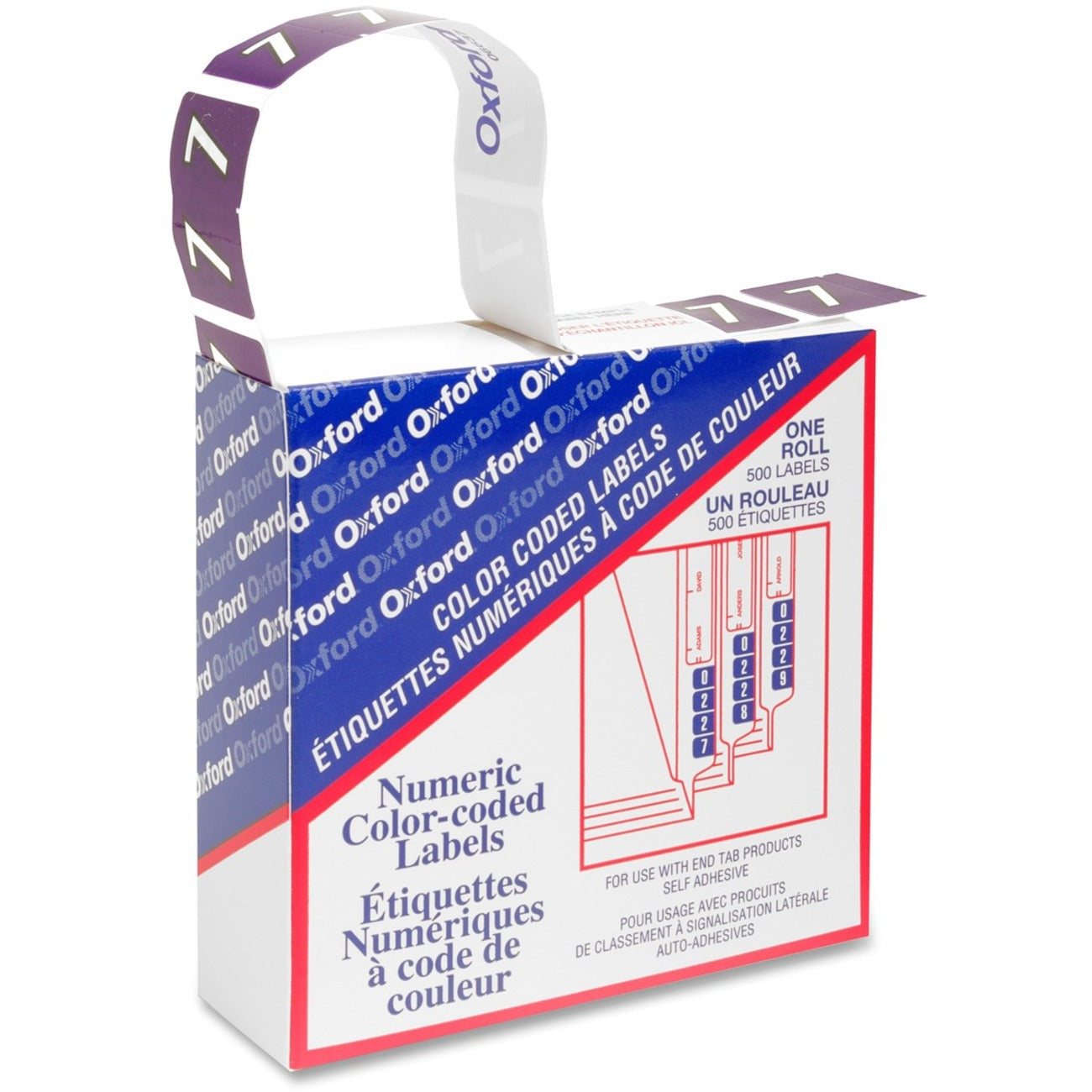 Pendaflex Numeric End Tab Filing Labels