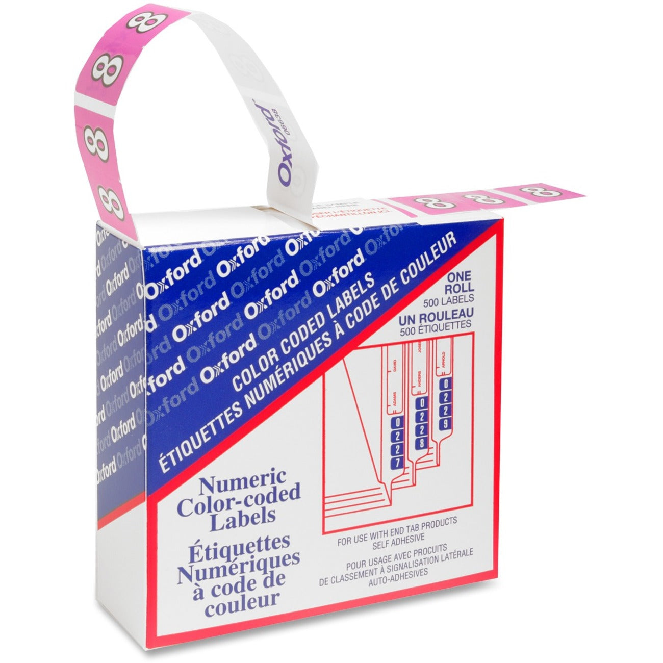Pendaflex Numeric End Tab Filing Labels
