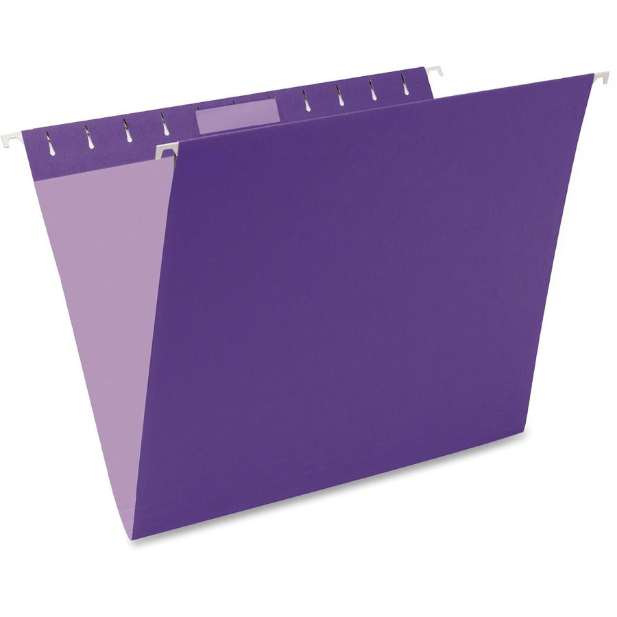 HANG FILE-PRO LTR*VIOLET*25/BX