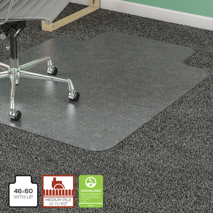 CHAIR MAT W/LIP CLEATED 46x60