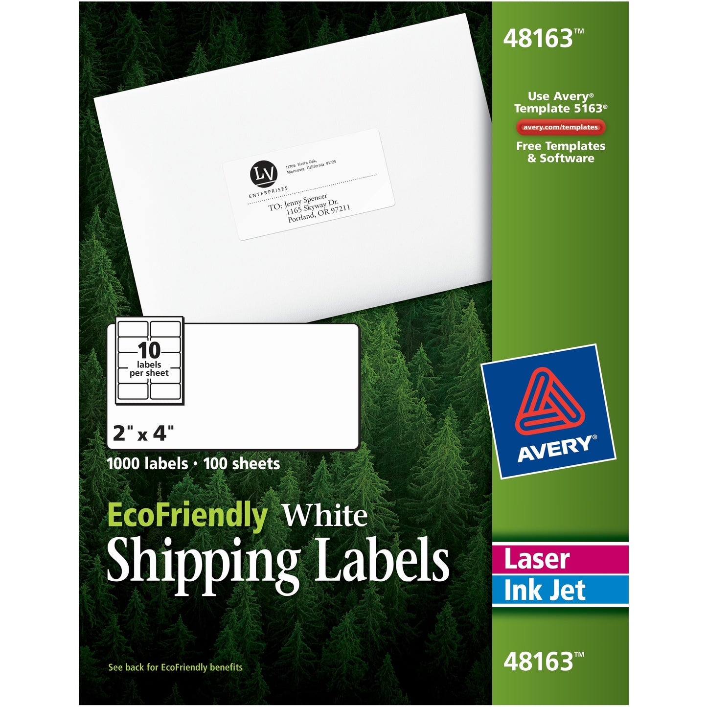 Avery® EcoFriendly Shipping Label